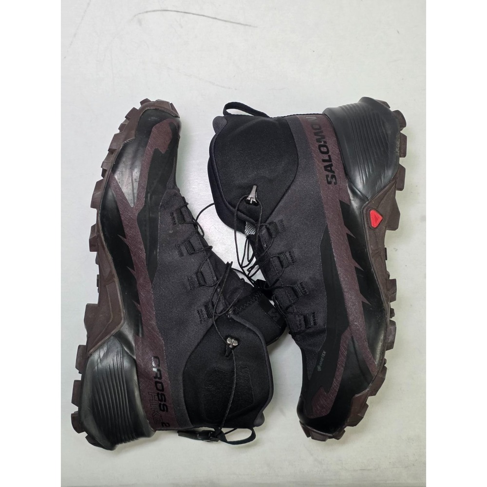Salomon Cross Hike 2 Women's Boots Size 7 Black GTX Trail Hiking High Top Shoes - Picture 8 of 12